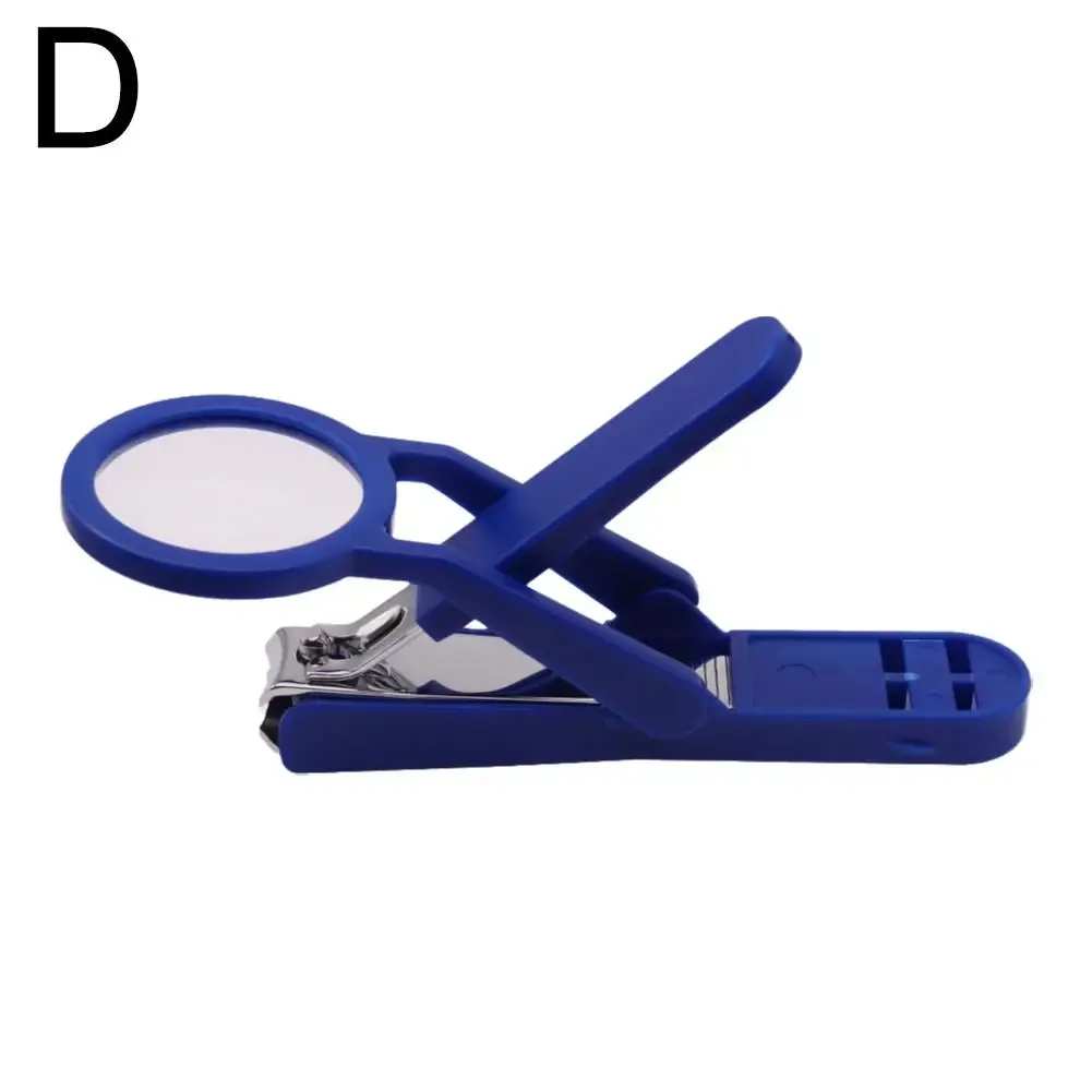 Coupe-ongles avec loupe pour seniors, pratique, en acier inoxydable, anti-éclaboussures, grand outil de beauté 12