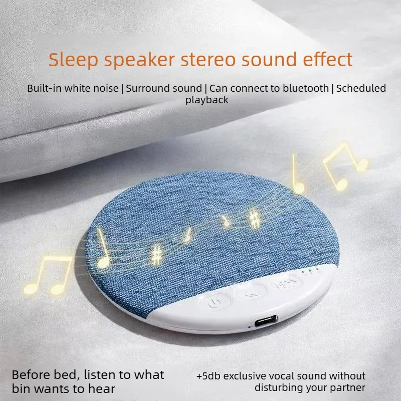 Mini haut-parleur Bluetooth portable ultra-fin avec sons de la nature et bruit blanc, arrêt programmé 5
