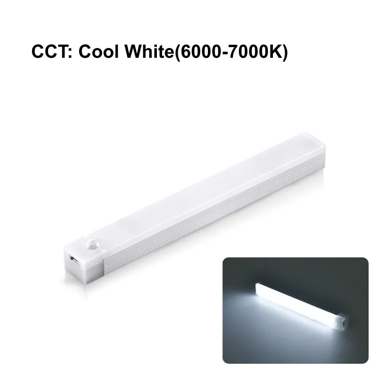 Veilleuse LED à détecteur de mouvement rechargeable par USB, sans fil, pour armoire, cuisine, chambre, couloir et escaliers 7