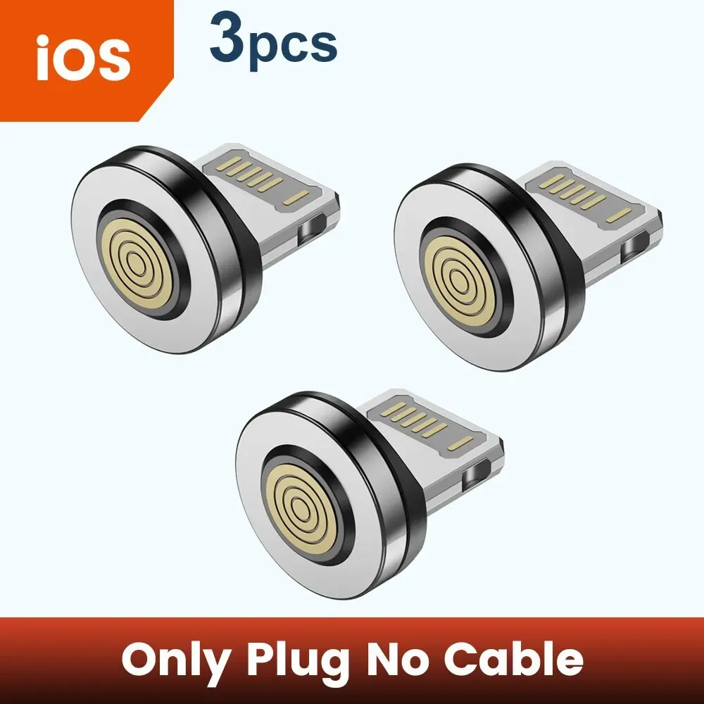 Toocki Câble magnétique rotatif à 540° Micro USB / Type-C pour recharge rapide et transfert de données, compatible iPhone 12/X et Xiaomi 9