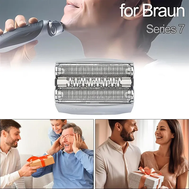 Tête de rechange pour rasoir électrique Braun Série 7 70S, compatible avec les modèles Series 7 720cc, 730cc, 735s, 750cc et 760cc 4