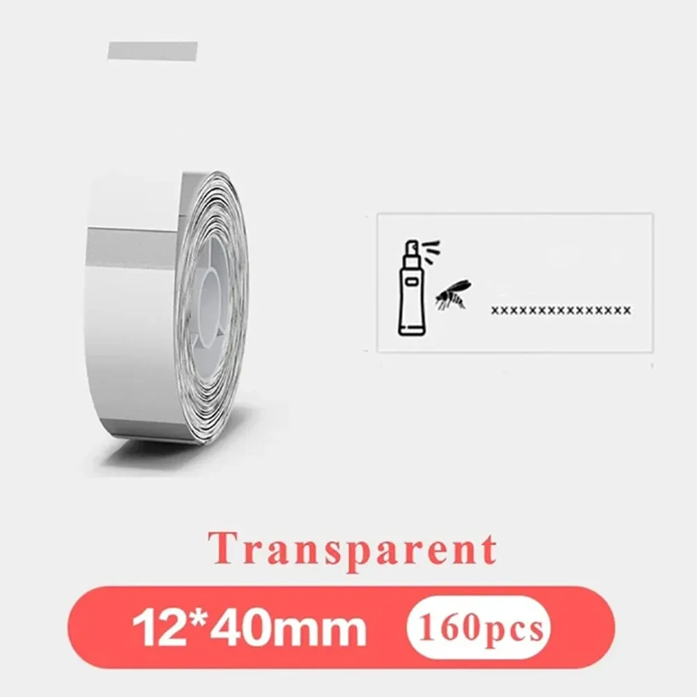 Imprimante d'étiquettes autocollantes P15, 12 x 40 mm, papier thermique, 160 étiquettes/rouleau, compatible Phomemo D30, Marklife P12, P11, Labelle 22