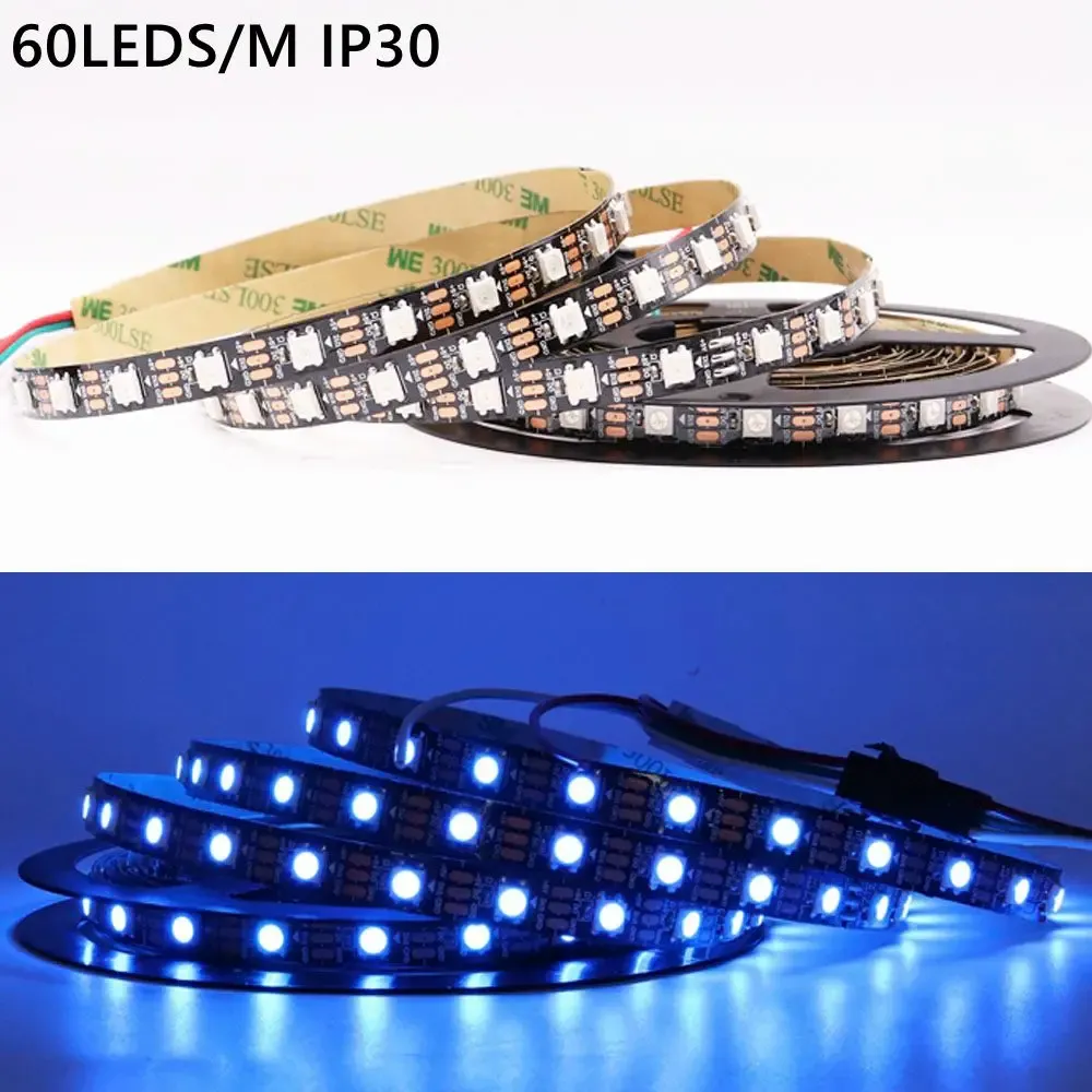 Bande LED RVB dans un décor intérieur