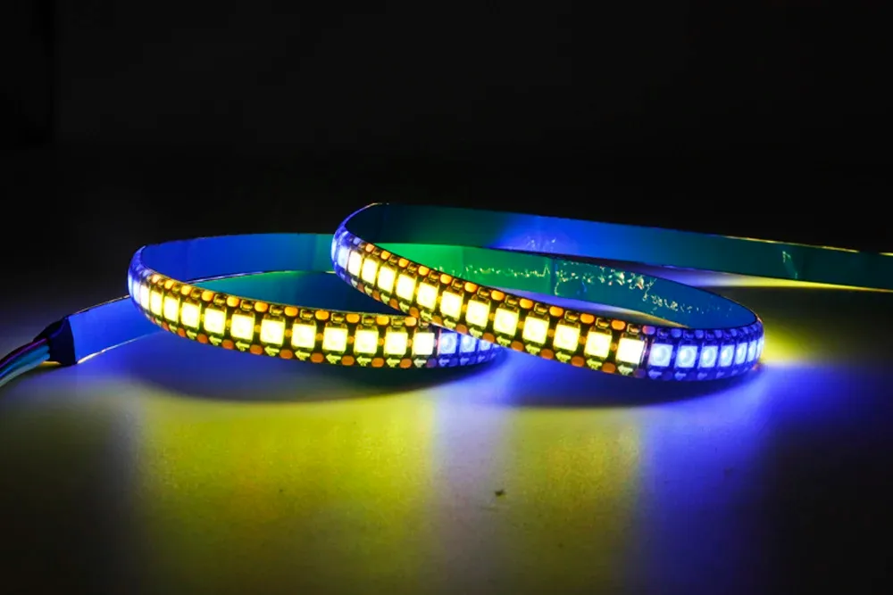 Bande lumineuse RVB, effet de dégradé