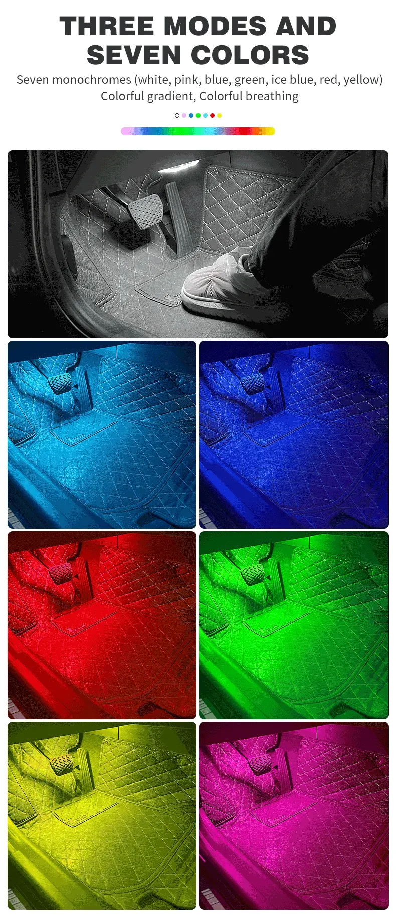 Lampe LED à détecteur de mouvement, mise en situation