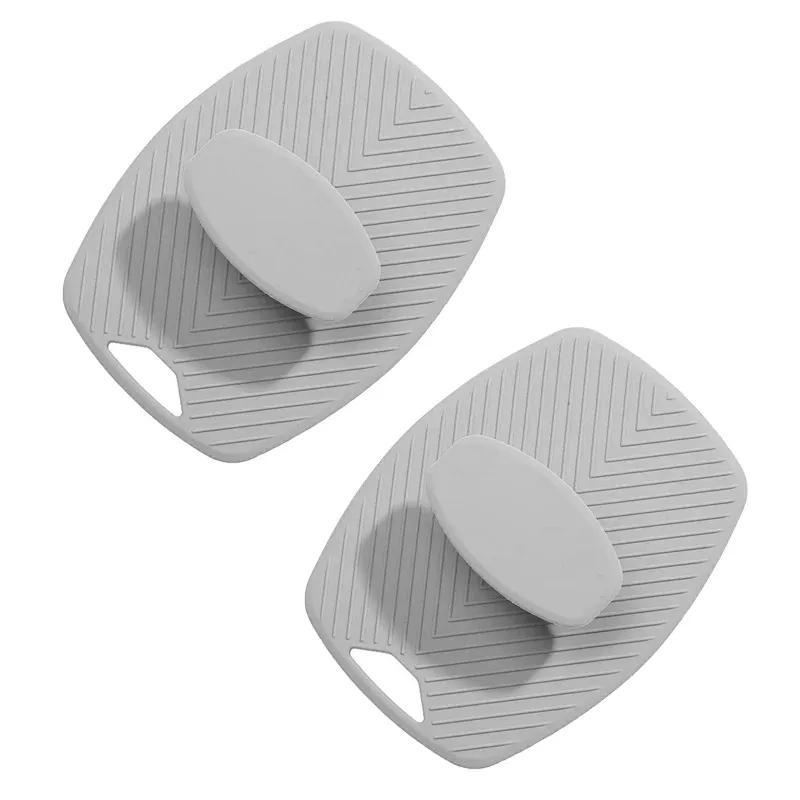 Brosse exfoliante en silicone souple en situation