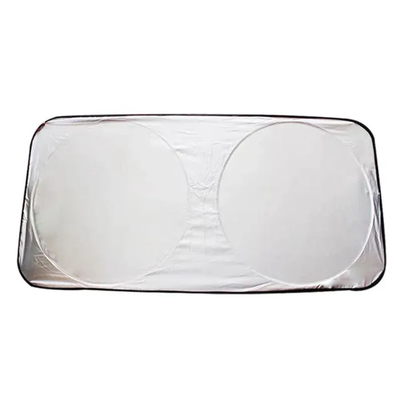 Pare-soleil de pare-brise pour voiture avec rangement, matériau durable et protection contre la chaleur 2