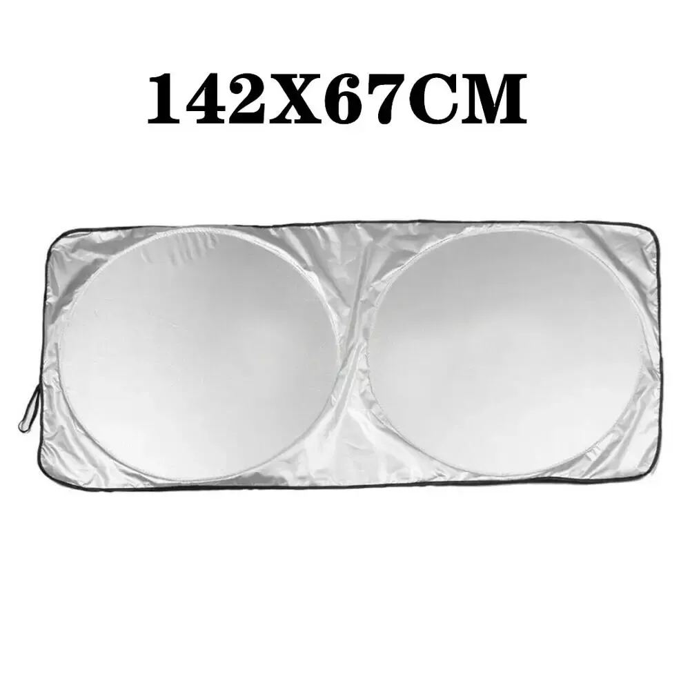 Pare-soleil de pare-brise pour voiture avec rangement, matériau durable et protection contre la chaleur 7