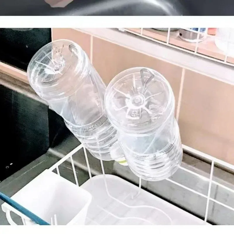 Égouttoir à gants de cuisine avec crochets pour tasses, organisateur de rangement en acier inoxydable, séchoir multifonction pour ustensiles de cuisine 4