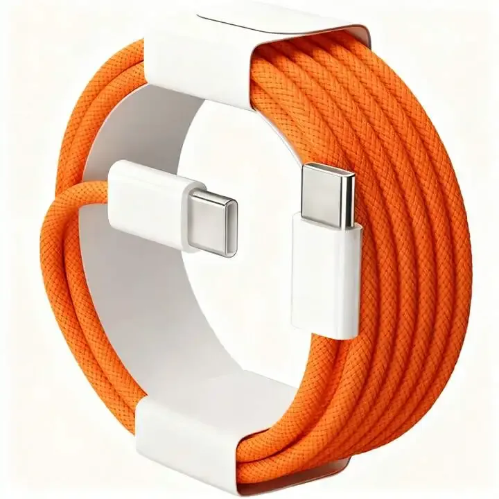 Câble de charge rapide USB-C vers USB-C pour iPhone 17/16/15, en nylon tressé, 1 m / 2 m / 3 m
