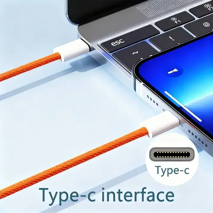 Câble de données tressé pour charge et synchronisation
