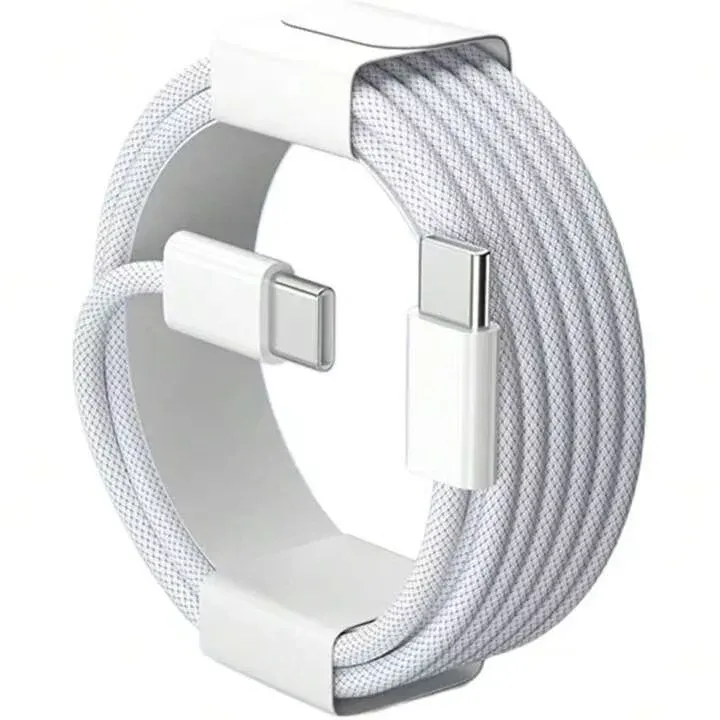 Câble de charge rapide USB-C vers USB-C pour iPhone 17/16/15, en nylon tressé, 1 m / 2 m / 3 m 13