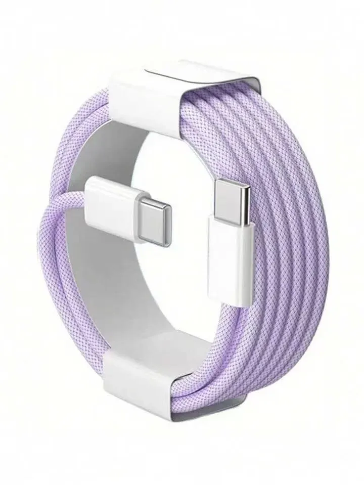 Câble de charge rapide USB-C vers USB-C pour iPhone 17/16/15, en nylon tressé, 1 m / 2 m / 3 m 8