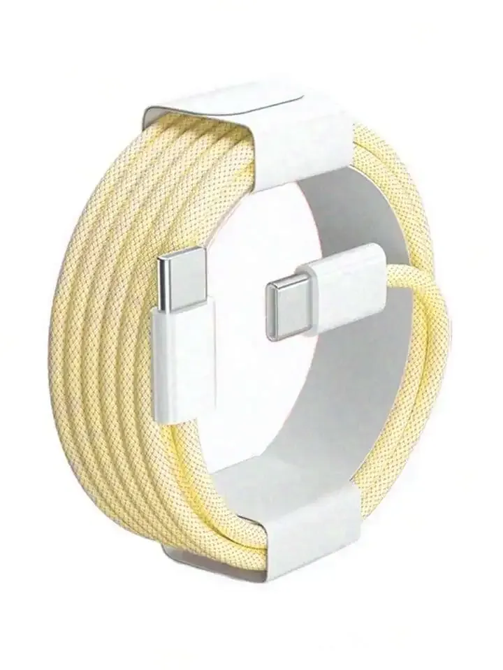 Câble de charge rapide USB-C vers USB-C pour iPhone 17/16/15, en nylon tressé, 1 m / 2 m / 3 m 7
