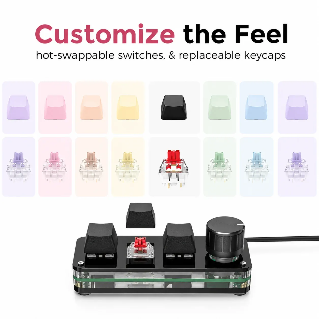 Macropad programmable, ambiance de travail