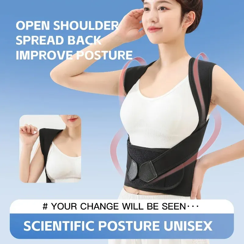 Ceinture Correctrice de Posture Ajustable pour Hommes et Femmes 2