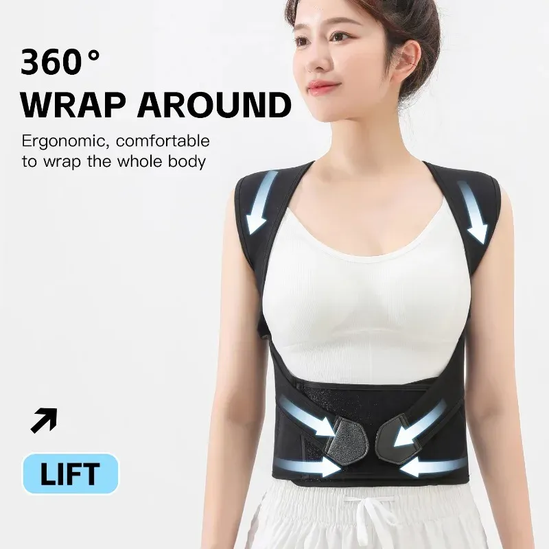 Ceinture Correctrice de Posture Ajustable pour Hommes et Femmes 3