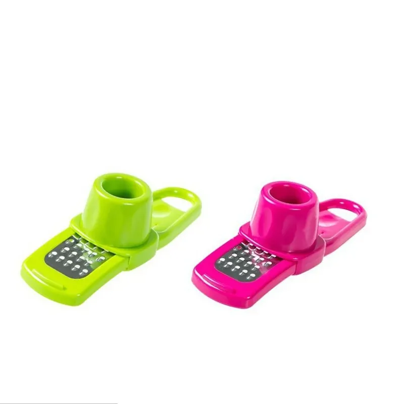 Mini broyeur à ail créatif, presse-ail de cuisine, écraseur d'ail manuel, gadget de cuisine vert, 1 pack 9