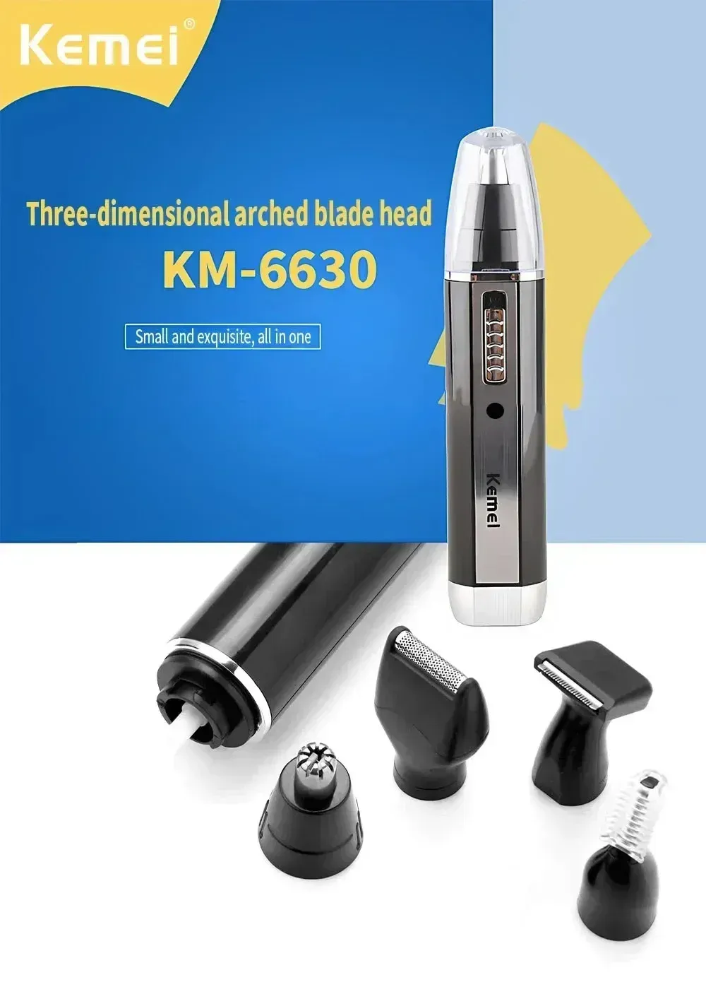 Tondeuse Kemei KM-6630 vue détaillée
