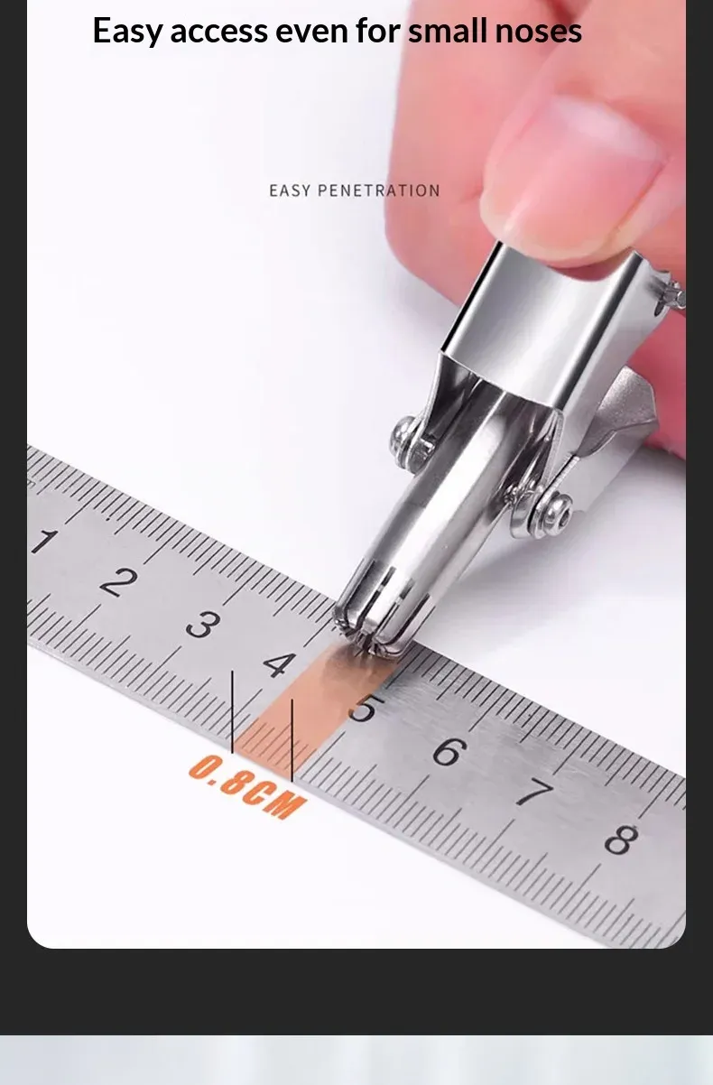 Coupe-poils nasal compact