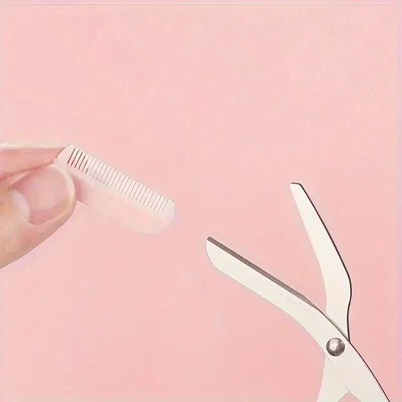 Kit de soin des sourcils présenté avec ses accessoires