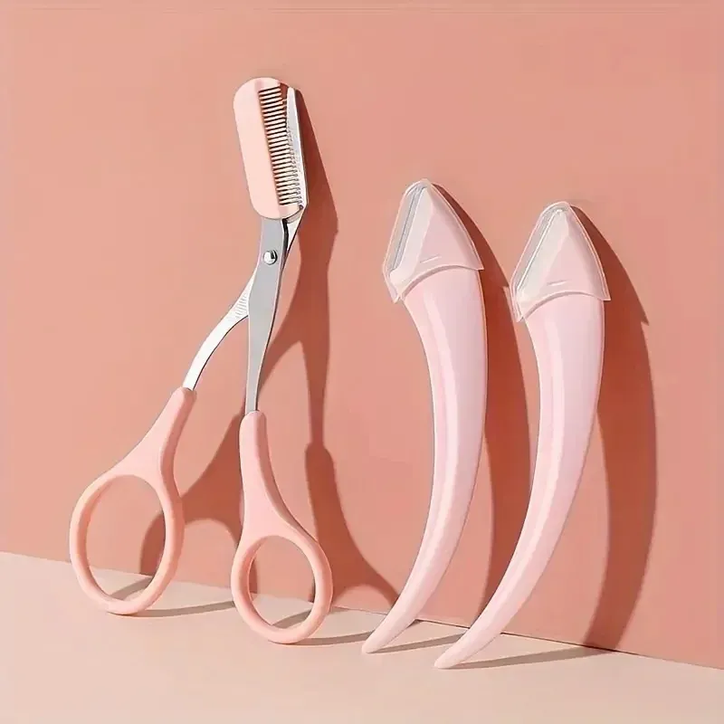 Détail des outils de toilettage des sourcils