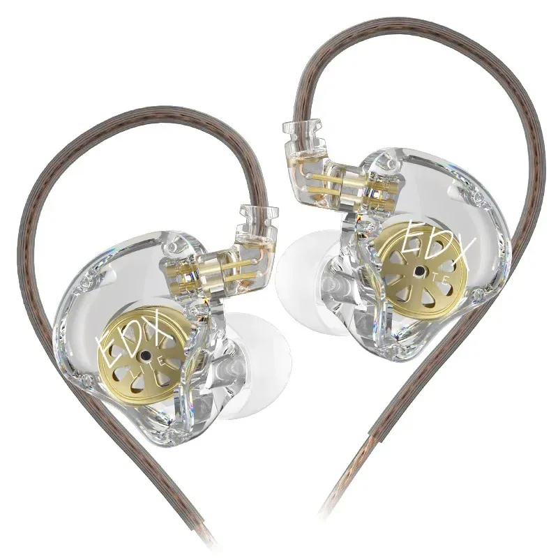 KZ EDX Lite Écouteurs intra-auriculaires HiFi à basses renforcées, écouteurs stéréo pour la musique, intra-auriculaires de scène pour concerts, casque de jeu et de sport 2