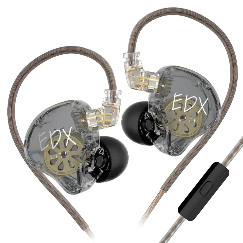 KZ EDX Lite Écouteurs intra-auriculaires HiFi à basses renforcées, écouteurs stéréo pour la musique, intra-auriculaires de scène pour concerts, casque de jeu et de sport 7