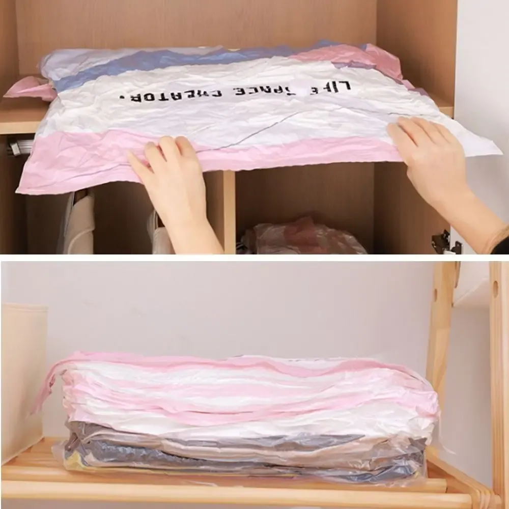 Sac de compression sous vide, rangement sous un lit