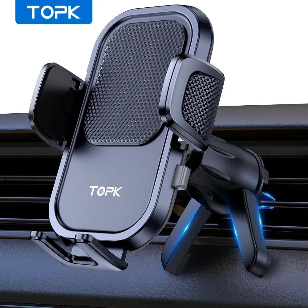 Support de téléphone TOPK pour voiture, vue d'ensemble