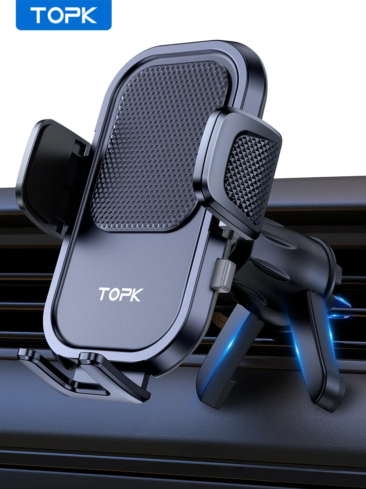 Support de téléphone universel pour voiture, support gravité à clip pour grille d'aération, compatible smartphone 7