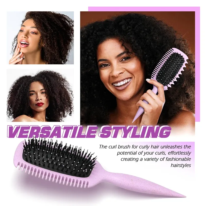 Brosse de définition de boucles, finition élégante