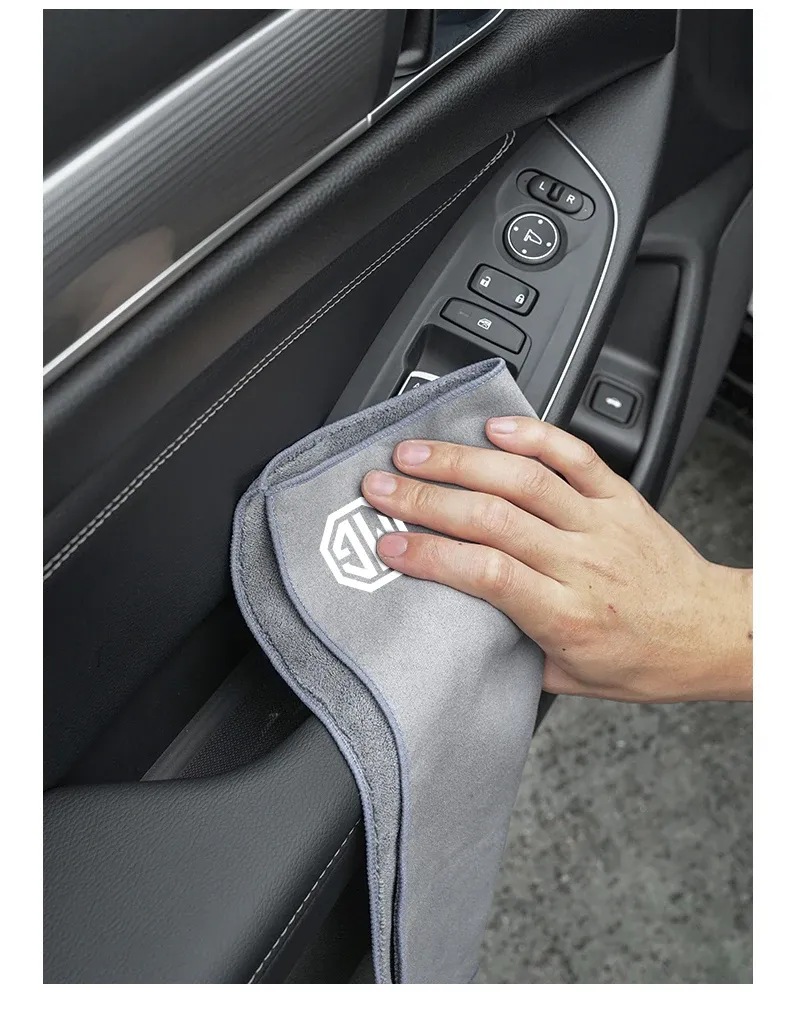 Serviette de voiture en microfibre, vue détaillée