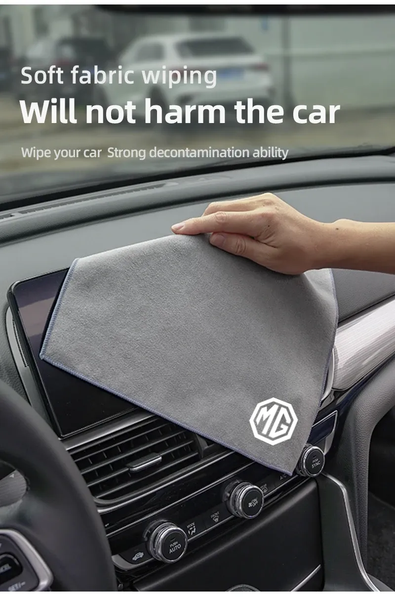 Serviette de voiture en microfibre, vue détaillée