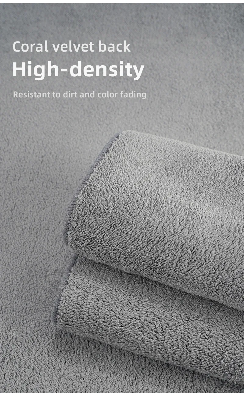 Serviette de voiture en microfibre, vue détaillée