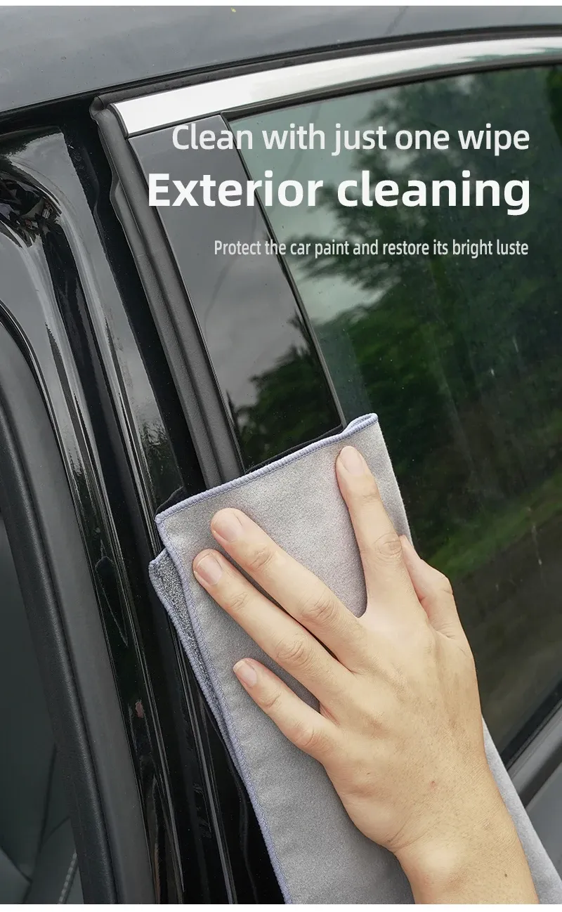Serviette de voiture en microfibre, vue détaillée