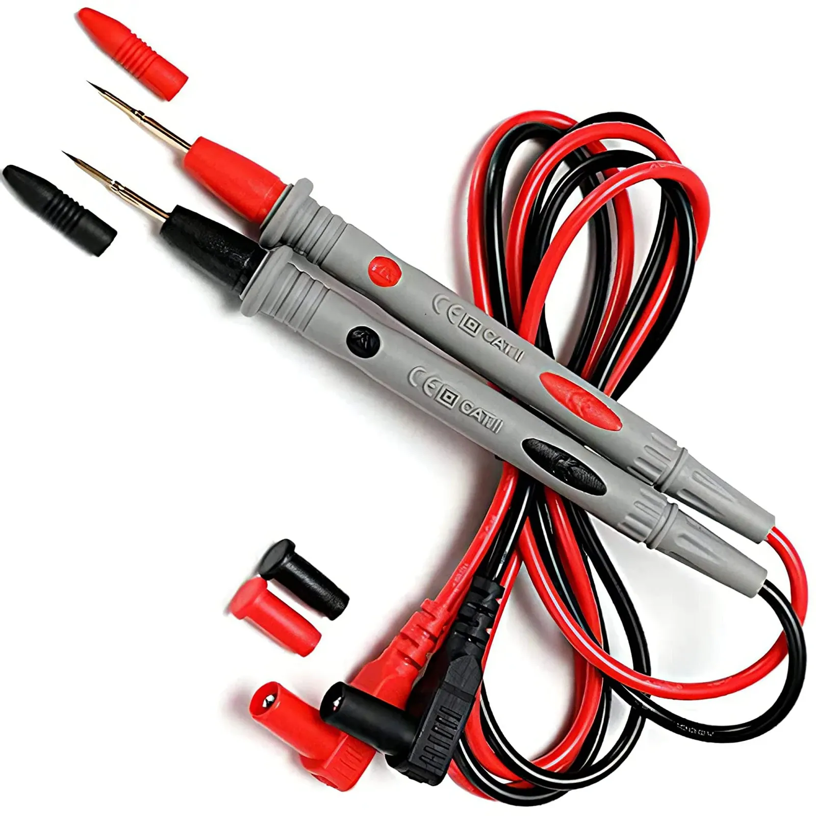 Kit de sondes de test pour multimètre 20 A 1000 V, pointes de mesure, câbles-stylos numériques, kit de testeur de tension pour multimètre en PVC - Image 1