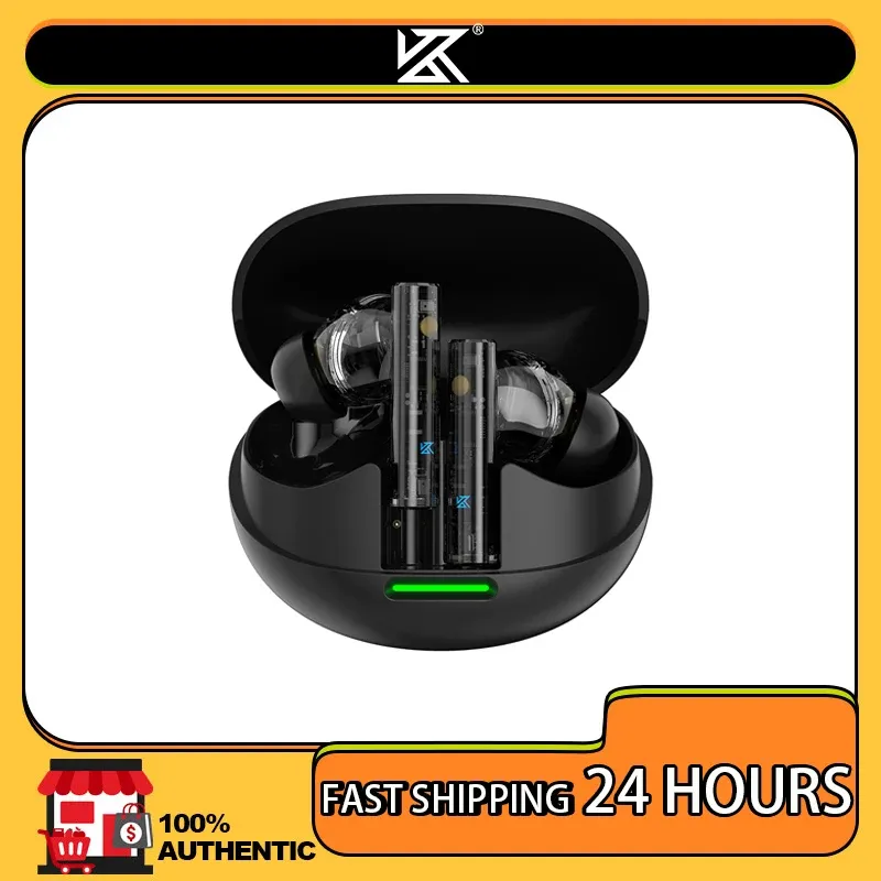 KZ Carol Pro ANC Écouteurs Sans Fil TWS Bluetooth 5.4, 6 Micros, Suppression Active du Bruit, Intra-auriculaires Étanches, Écouteurs Stéréo