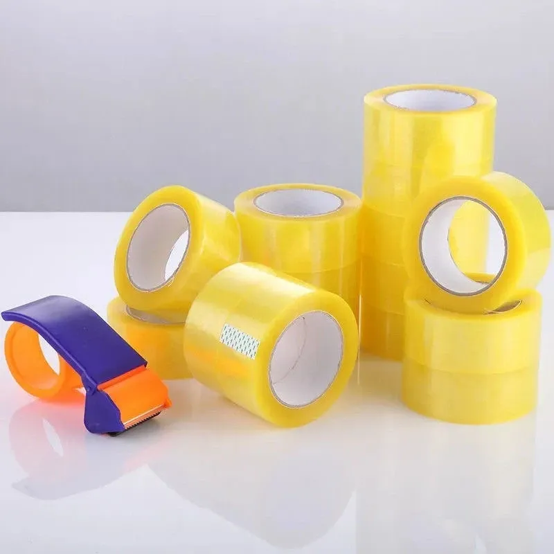 Ruban adhésif transparent haute viscosité 4,5 cm × 70 m – Adhésif puissant pour la fermeture de boîtes et de cartons, le montage et la fixation - Image 1