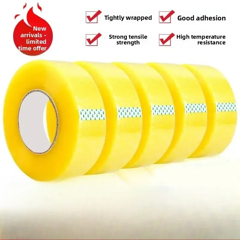 Ruban adhésif transparent haute viscosité 4,5 cm × 70 m – Adhésif puissant pour la fermeture de boîtes et de cartons, le montage et la fixation 6