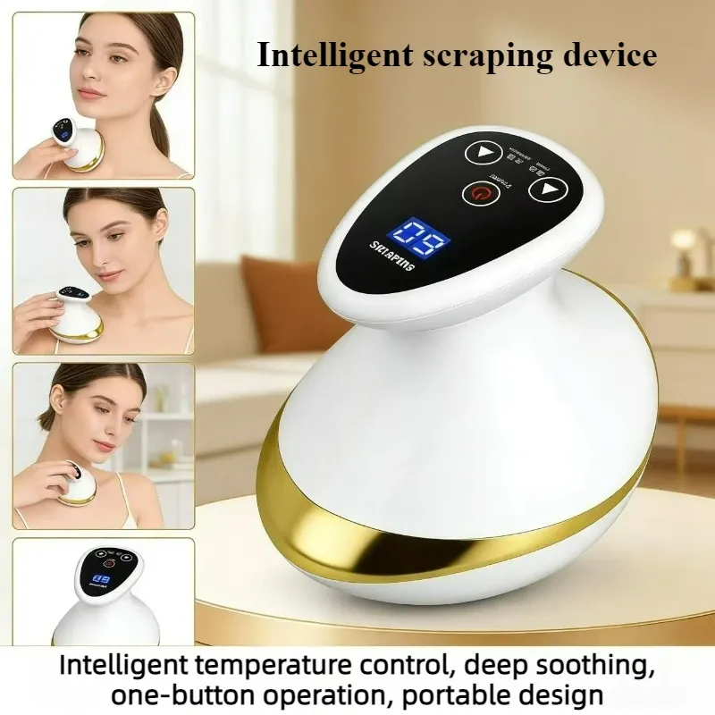 Brosse de massage électrique : appareil de drainage corporel universel, grattoir, masseur abdominal et dorsal pour usage domestique 4