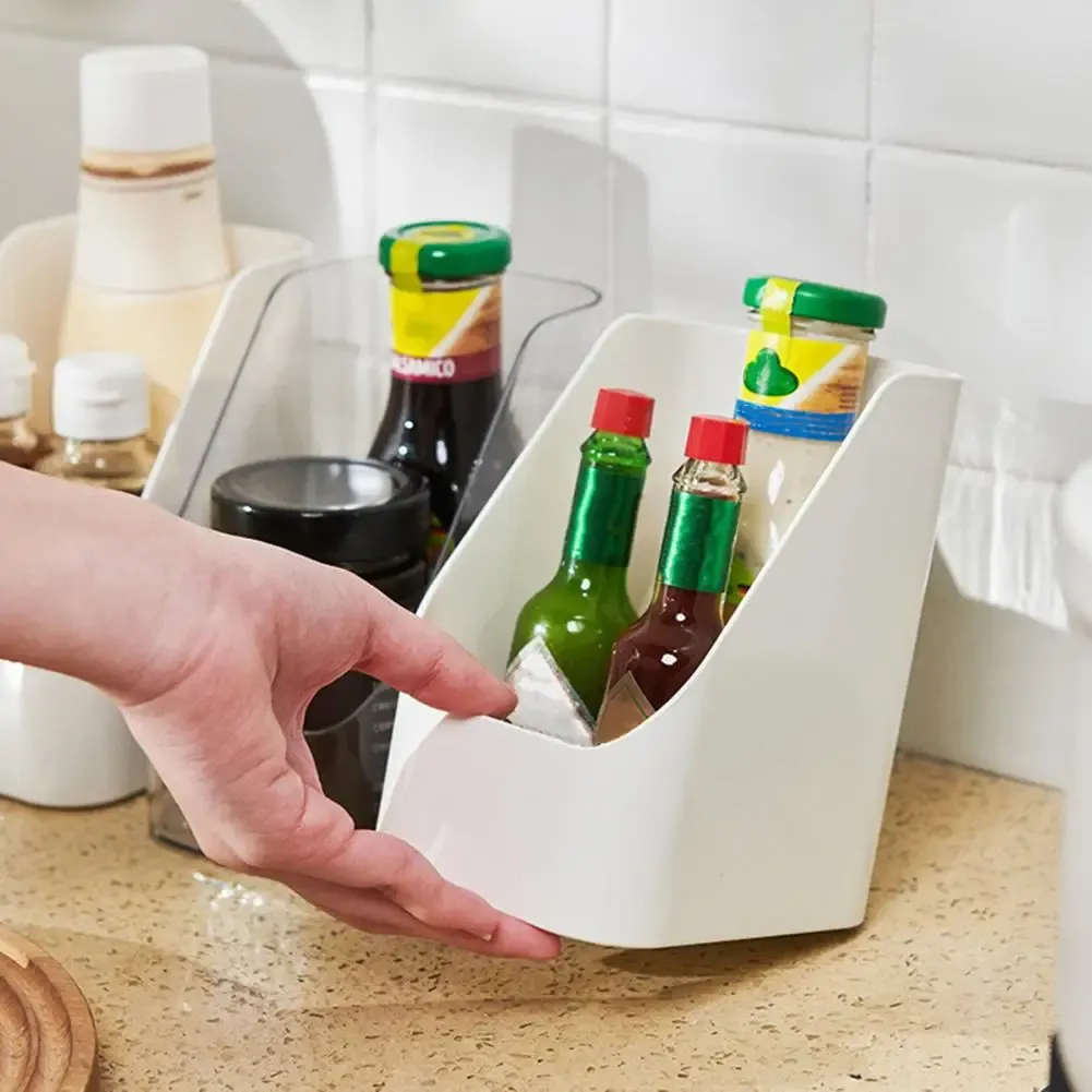 Bacs de rangement pour réfrigérateur, boîte de rangement et de tri des aliments, boîte de rangement transparente pour condiments, organisateur de rangement pour réfrigérateur de cuisine 2