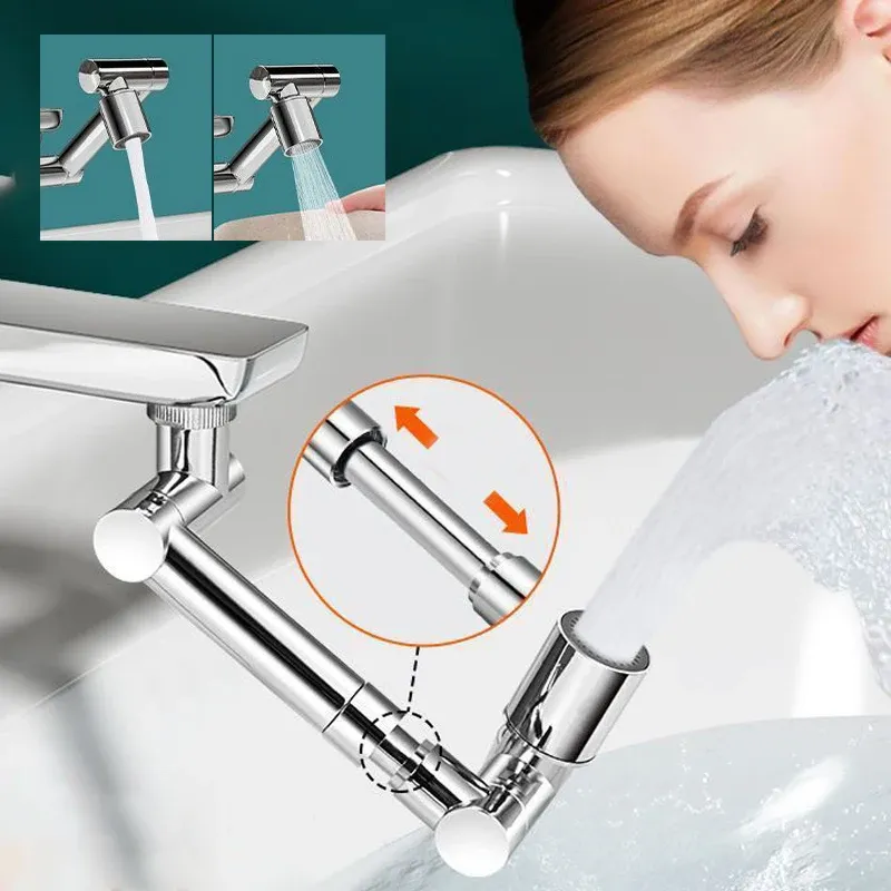 Robinet rotatif 1440° en situation de cuisine