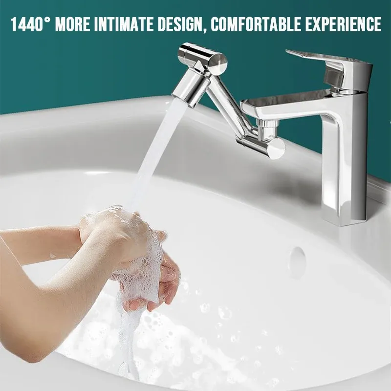 Robinet 1440° finition et jet d'eau