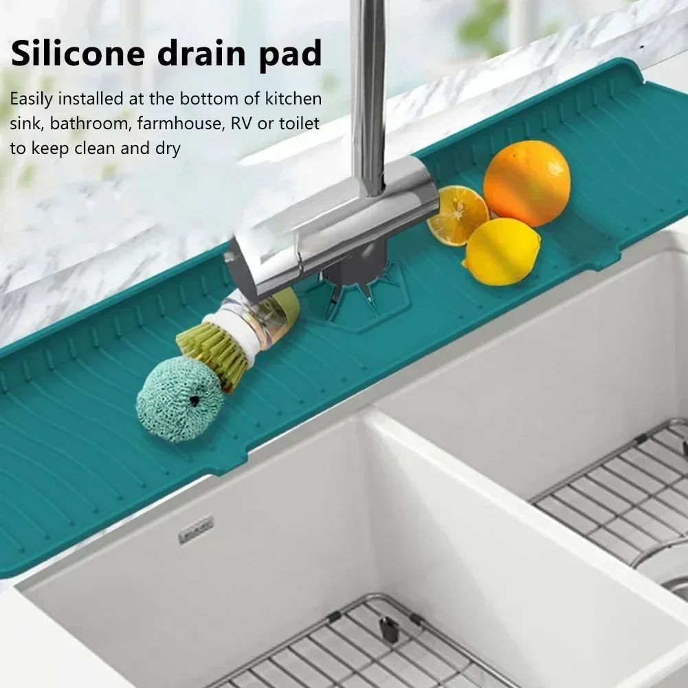 Vue détaillée du tapis de protection en silicone