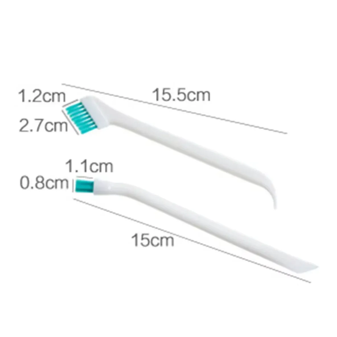 Brosse de nettoyage étroite à long manche pour biberons, portable, lot de 2 4
