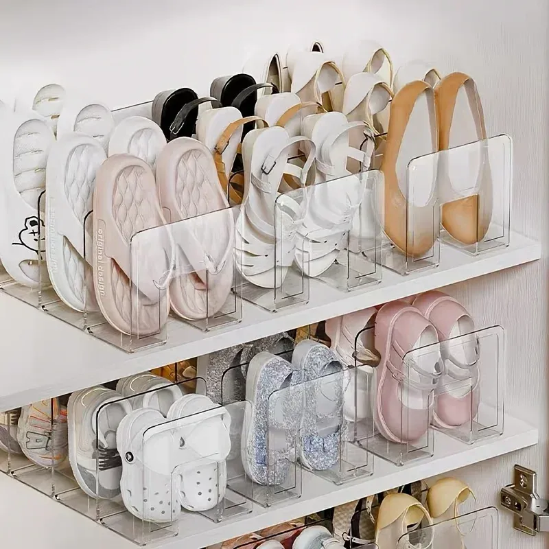 Organisateur vertical de chaussures multicouche, peu encombrant et facile à assembler, rangement compact pour entrée, lot de 2 ou 4 3