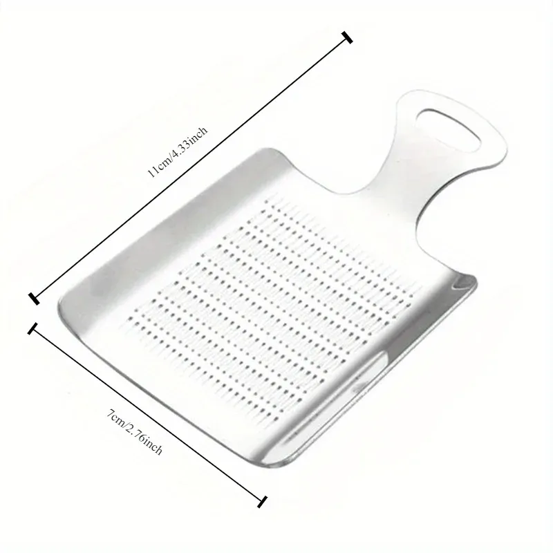 Râpe à ail et gingembre en acier inoxydable, accessoire de cuisine, 1 pièce 6