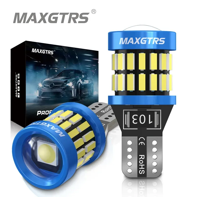 2x Ampoules LED W5W T10 CANBUS sans erreur 12V 8W 950 lm, blanc, ambre, rouge, éclairage intérieur et veilleuse, 194, 3030 SMD - Image 1