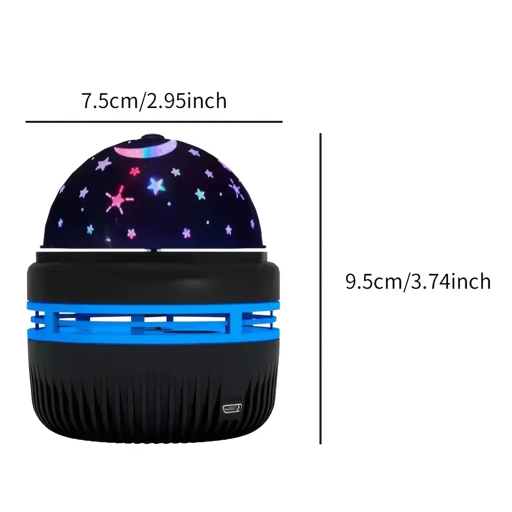 Projecteur de ciel étoilé LED coloré, lampe galaxie, veilleuse d'ambiance pour chambre à coucher et décoration de la maison 6